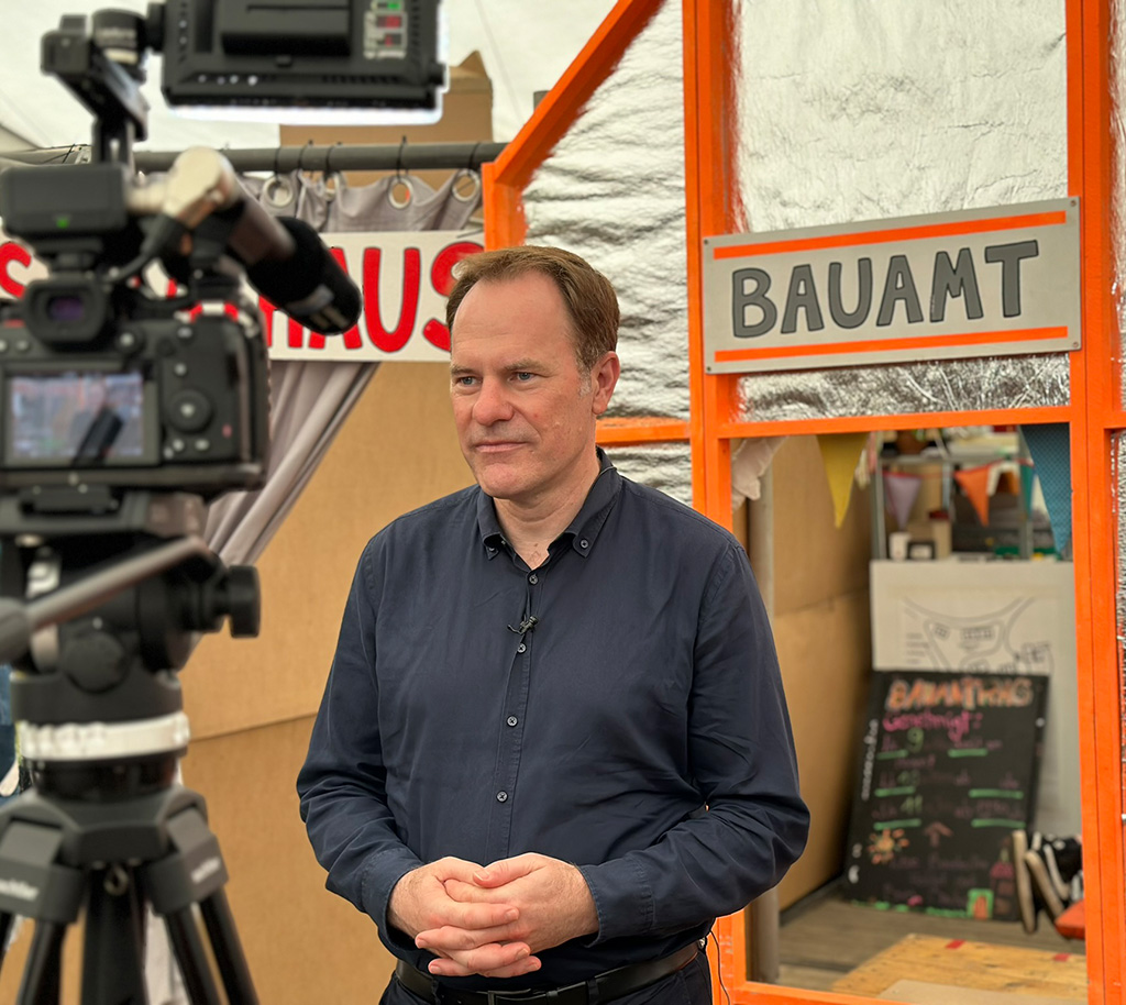 Oberbürgermeister Stephan Keller zu Besuch im Düsseldörfchen